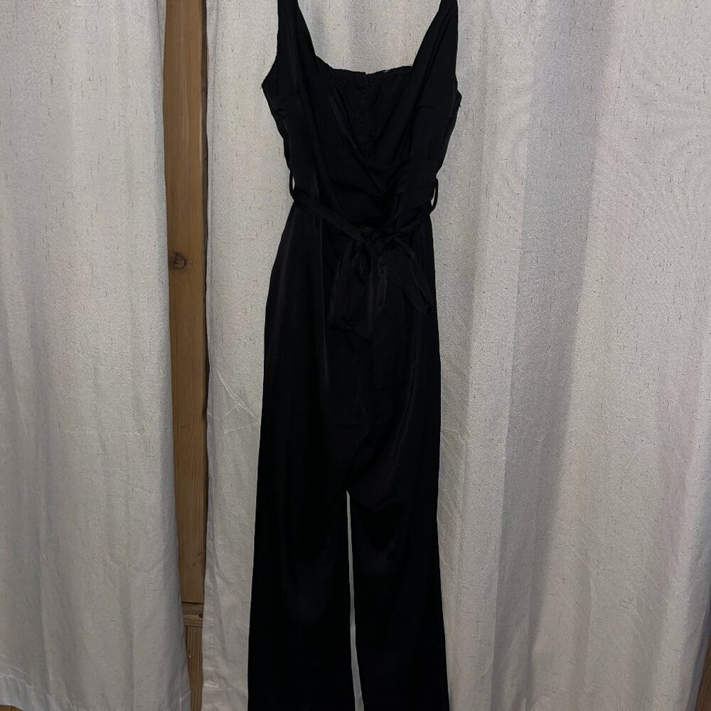 Black Silky Jumpsuit